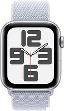 Умные часы Apple Watch SE 2 44 мм (алюминиевый корпус, серебристый/голубой, нейлоновый ремешок) Умные часы Apple Watch SE 2 44 мм (алюминиевый корпус, серебристый/голубой, нейлоновый ремешок)