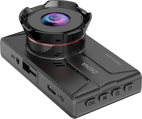 Видеорегистратор для авто Digma FreeDrive 300W FD300W (черный)