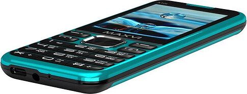 Кнопочный телефон Maxvi X10i (аква)