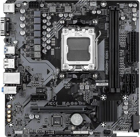 Материнская плата Gigabyte A620M S2H (rev. 2.0)