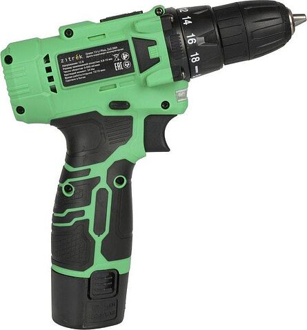 Дрель-шуруповерт Zitrek Green 12-Li Plus 083-1114 (с 2-мя АКБ)
