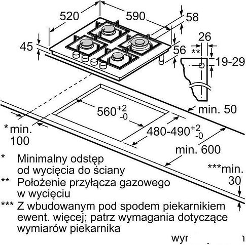 Варочная панель Bosch Serie 4 PNH6B6K40