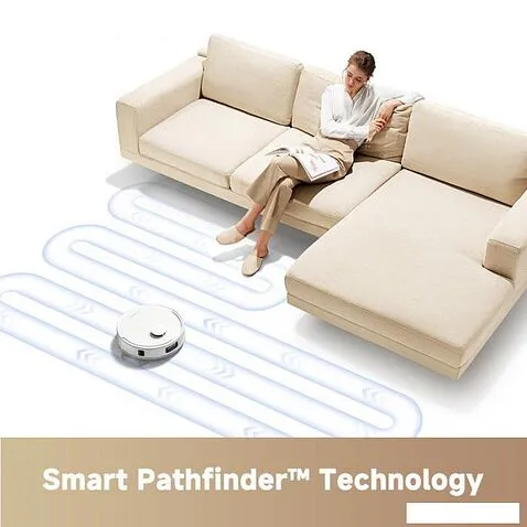 Робот-пылесос Dreame Trouver Robot Vacuum E20 Pro RLE12SA (евровилка, белый)