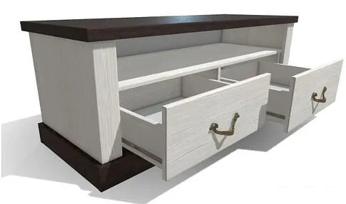 Тумба Интерлиния ТР-Т120 (вудлайн кремовый-дуб венге)