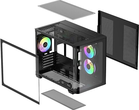 Корпус Ocypus Iota C50 Curve BK ARGB