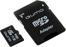 Карта памяти QUMO QM128GMICSDXC10U1 microSDXC 128GB + адаптер Карта памяти QUMO QM128GMICSDXC10U1 microSDXC 128GB + адаптер