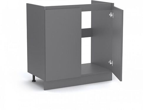 Шкаф напольный Артём-Мебель Мэри 800мм СН-114.215 (серый графит)