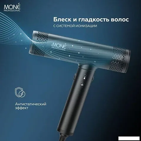 Фен Mone Professional Electric High-Speed MP94324 (черный)