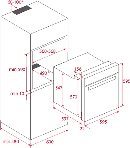 Электрический духовой шкаф KUPPERSBERG FZH 611 W