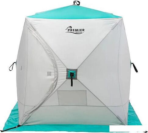Палатка для зимней рыбалки Premier Fishing Куб PR-ISC-180BG (бирюзовый/серый)