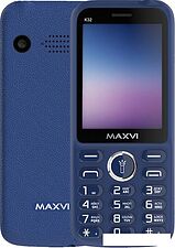 Кнопочный телефон Maxvi K32 (синий)