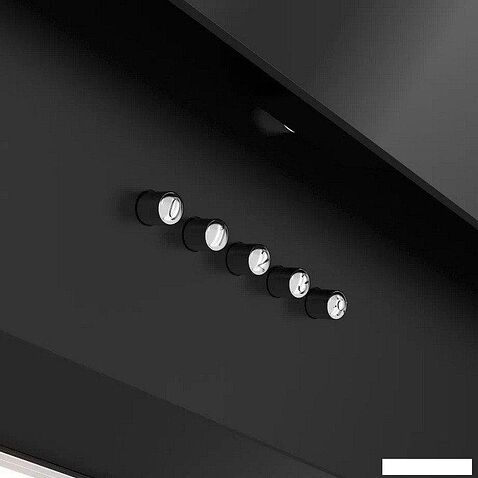 Кухонная вытяжка Elikor Коралл 50П-430-К3Д 266399 (черный/черное стекло)