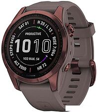 Умные часы Garmin Fenix 7S Sapphire Solar 42 мм (темно-бронзовый титан/сланцевый) Умные часы Garmin Fenix 7S Sapphire Solar 42 мм (темно-бронзовый титан/сланцевый)