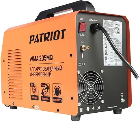 Сварочный инвертор Patriot WMA 205 MQ