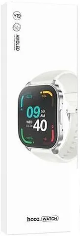 Умные часы Hoco Y19 (серебристый)