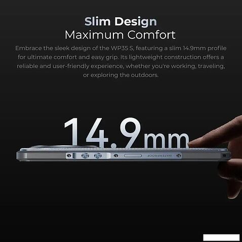 Телефон Oukitel WP35S 6GB/256GB (серый)