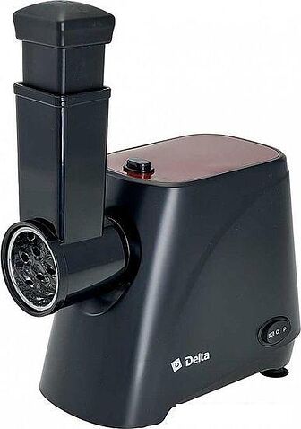 Мясорубка Delta DL-6106M (черный/красный)
