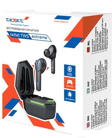 Наушники TeXet Extreme