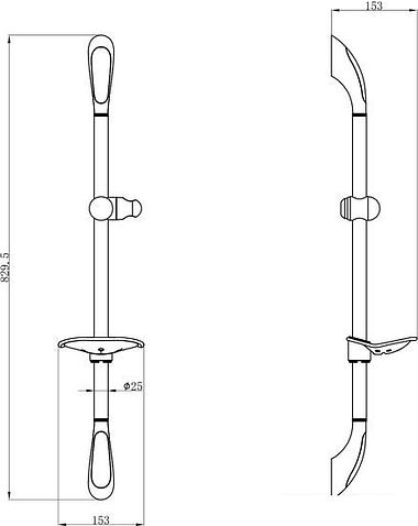 Душевая штанга Fashun A8013