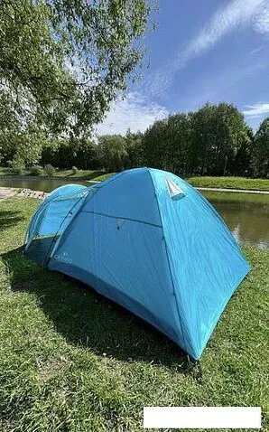 Треккинговая палатка Calviano Acamper Monsun 3 (бирюзовый)