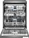 Отдельностоящая посудомоечная машина Weissgauff DW 6038 D Dual Wash Silver