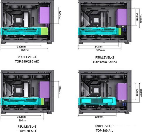 Корпус Jonsbo D31 STD Screen (черный)