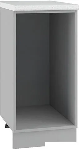 Шкаф напольный ДСВ Тренто СК2 400 (серый/белый)