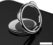 Накладка-держатель Baseus Bear Finger Metal Ring Grip Stand (черный)