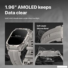Умные часы Kospet Pulse 2 (серебристый)