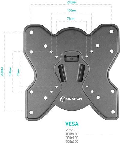Кронштейн Onkron M3S (черный)