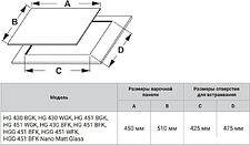 Варочная панель Weissgauff HG 430 WGK