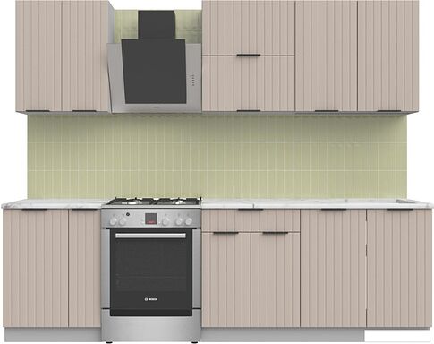 Готовая кухня Arvento АНТА-плюс 2м (капучино)