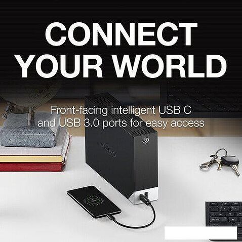 Внешний накопитель Seagate One Touch Desktop Hub STLC12000402 12TB