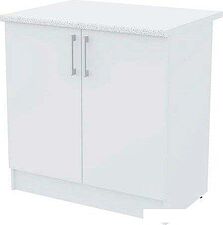 Шкаф напольный Горизонт Настя 800 (белый) Шкаф напольный Горизонт Настя 800 (белый)