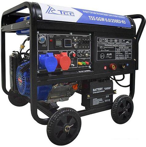 Бензиновый генератор ТСС GGW 6.0/250ED-R3