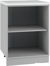 Шкаф напольный ДСВ Тренто С 600 (серый/серый)