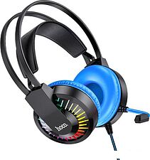 Наушники Hoco W105 (черный/синий) Наушники Hoco W105 (черный/синий)