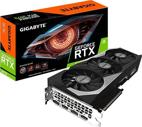 Видеокарта Gigabyte GeForce RTX 3070 Gaming OC 8GB GDDR6 GV-N3070GAMING OC-8GD