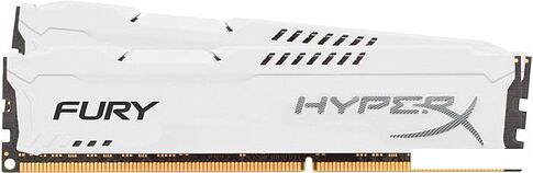 Оперативная память Kingston HyperX Fury White 2x4GB KIT DDR3 PC3-12800 (HX316C10FWK2/8)