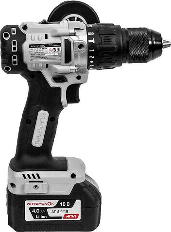 Ударная дрель-шуруповерт Интерскол ДАУ-13/18В 80 786.0.0.70 (без АКБ)