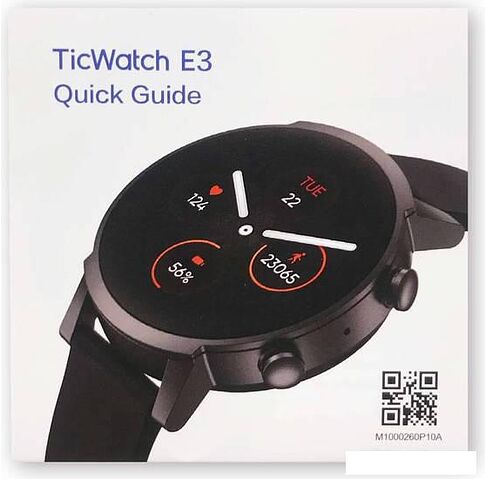 Умные часы Mobvoi TicWatch E3 (черный)