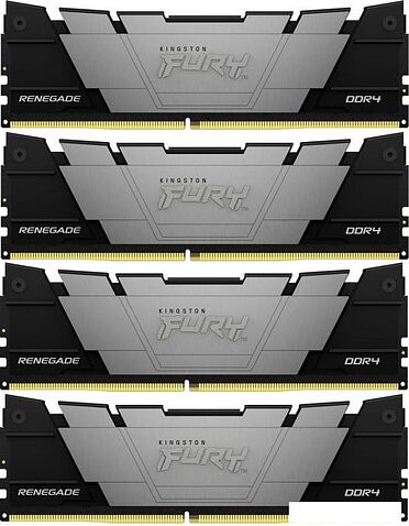 Оперативная память Kingston FURY Renegade 4x32ГБ DDR4 3600 МГц KF436C18RB2K4/128