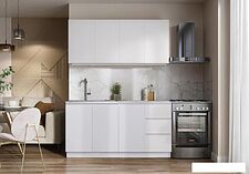 Готовая кухня Артём-Мебель Мэри СН-114 ДСП 1.6м (белый)