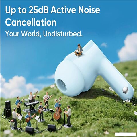 Наушники Realme Buds T200x (голубой)