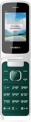 Кнопочный телефон TeXet TM-325 (морская волна)