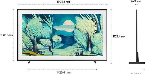 Телевизор Samsung The Frame QLED LS03F QE85LS03FAUXRU