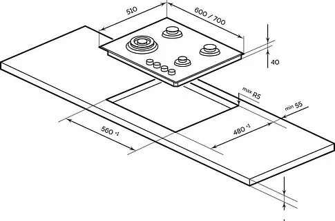Варочная панель LEX GVG 642-1 WH