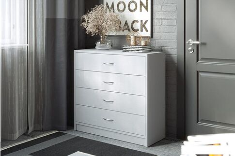 Комод Involux Престон 226T002 (белый структурный)