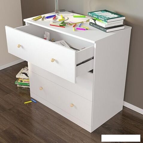 Комод Polini Kids Fun 3290 (белый)