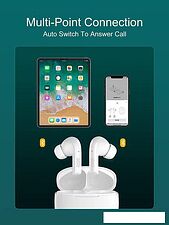 Наушники QCY T18 (белый)